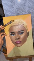 Evening commerce and art scenes documented in Ado, Nigeria