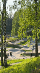 Afternoon recreation activities documented at Vsevolozhsk park