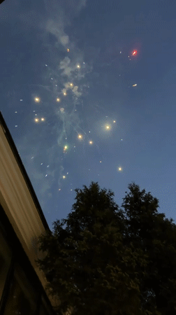 Formal celebration with banquet and fireworks in Nesebar