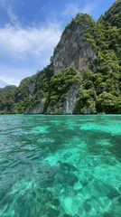 Lazy morning on the boats and beach at Ao Nang