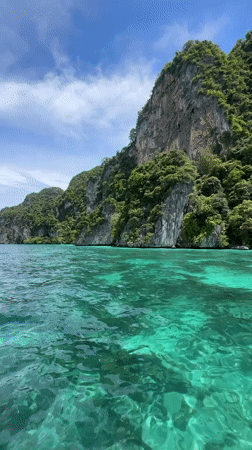 Lazy morning on the boats and beach at Ao Nang