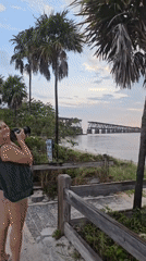 Sunset photography session captured at Big Pine Key bridge