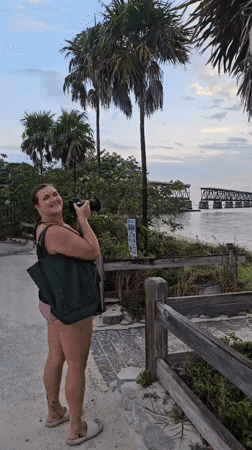 Sunset photography session captured at Big Pine Key bridge
