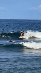 Morning surf session draws riders to General Luna waters