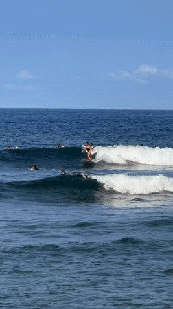 Morning surf session draws riders to General Luna waters