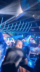 Three performers entertain nightclub patrons in Sofia