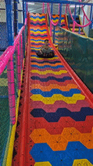 Inside a vibrant kids' entertainment center in Kokshetau