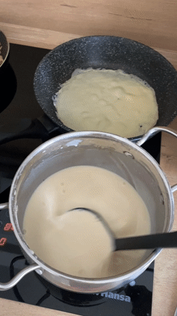 Saturday Morning Crepe Making Documented in Kazan Kitchen