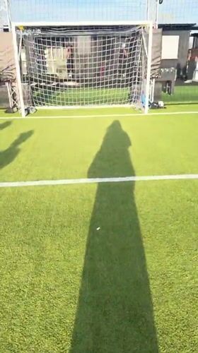Soccer ball spotted on artificial turf in Glendale