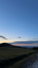 Dusk in the Rhodope hills, Gela, Bulgaria