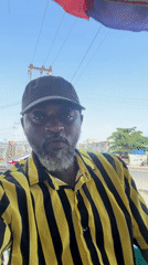 Man in striped shirt spotted multiple times on Lekki streets