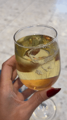 Drinks and details at a Moscow mall on a summer afternoon