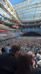 Packed concert at Gazprom Arena, Saint Petersburg