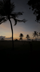 Dawn beach scene captured in Kuta Selatan, Indonesia
