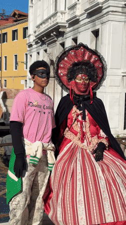 Venice Carnival celebrations draw costumed revelers to historic canals
