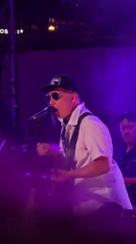 Live band concert lights up a summer night in Budva