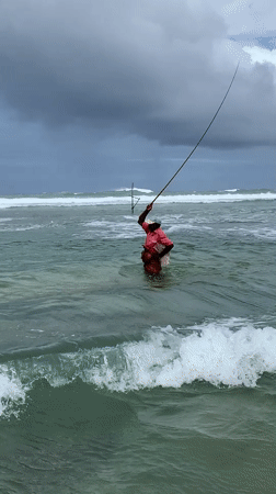 Early morning coastal scenes documented along Sri Lankan shore