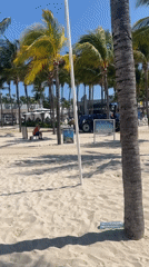 Afternoon beach activity recorded at Playa del Carmen resort area