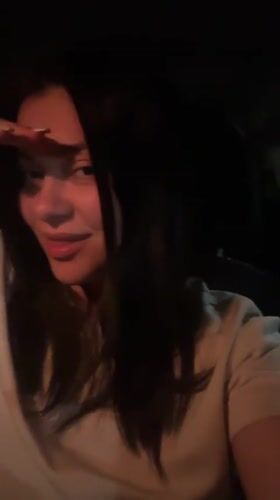 Woman films playful video inside car in Stara Zagora