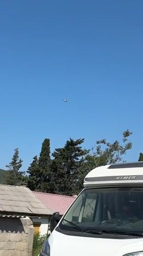 Aircraft spotted flying over Montenegro countryside morning hours