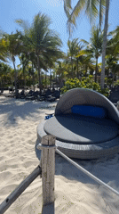 Beach day scenes captured at Playa del Carmen resort