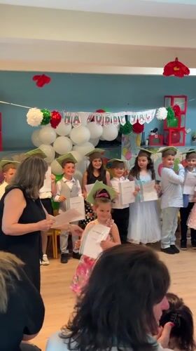Children's graduation ceremony held in Bozhurishte, Bulgaria
