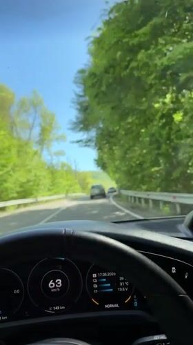 Driver records rural road journey in Tetri Tsklebi, Georgia