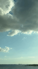 Clear skies with clouds observed over Ellenton landscape