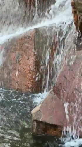 Evening scenes captured at Ciudad Guayana waterfall and chocolate shop