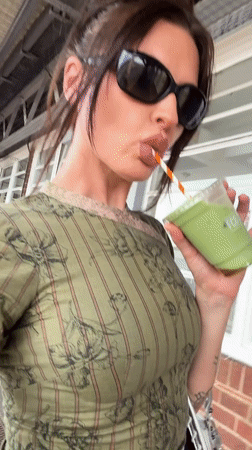 Green drinks and split-toe boots on a July outing