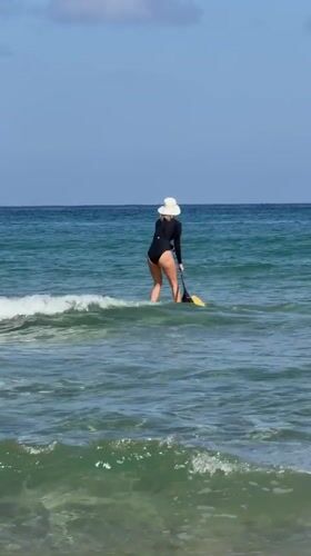 Morning beach activities captured along Bat Yam coastline