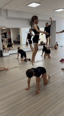 Dance class captured at Votkinsk studio during afternoon session