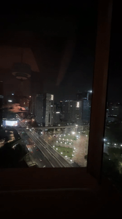Evening hotel room moments captured in Bangkok