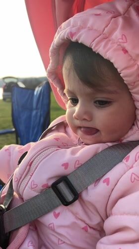 Baby in stroller captured on video in Valchovtsi, Bulgaria