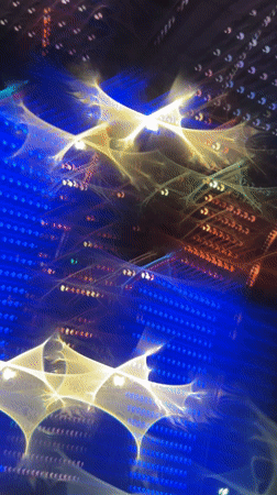 Nighttime photography session captured along illuminated Kazan promenade