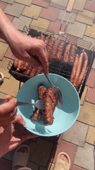 Family barbecue documented in Cahul, Moldova Saturday afternoon
