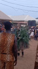 Traditional dance performance with drumming held in Akwanga Nigeria