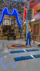 Buddhist temple documented in Phu Thuy Ward, Vietnam