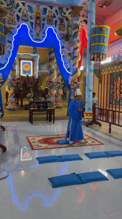 Buddhist temple documented in Phu Thuy Ward, Vietnam