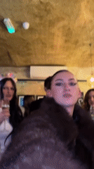 Birthday party celebration captured at London restaurant Friday evening