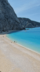Porto Katsiki beach documented by visitors in Greece