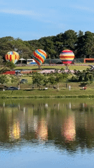 Hot air balloons and fish bags spotted in Da Lat