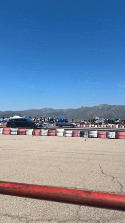 Station wagon race observed on track in Sliven, Bulgaria