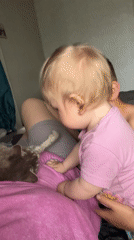 Morning family time with cat in Foky Russia