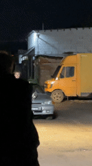Music video filmed at night in Shcherbinka, Russia