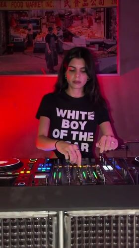 Female DJ performs in Dubai wearing provocative slogan shirt