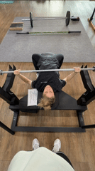 Gym workout session captured in Chaikovsky, Russia