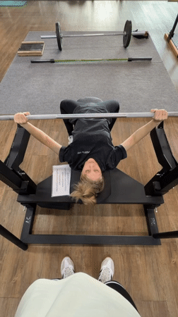 Gym workout session captured in Chaikovsky, Russia