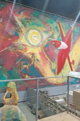 Art gallery tour documented in Lutsk, Ukraine