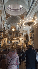 Tourist documents historic churches and street scenes in Hrodna